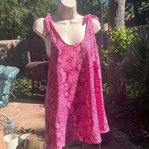 ▶️ Buddy Love ◀️ Pink Snake Skin Dress